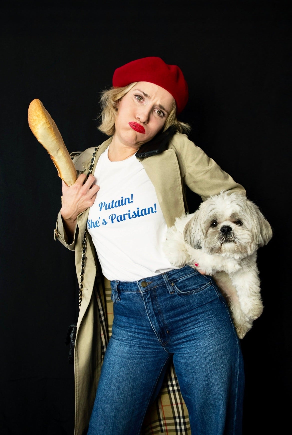 Julie Collas performing Oh My God She's Parisian, English comedy show in Paris, image 3 Image